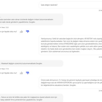 Hepsiburada'da Satış Yapan Ebebek Mağdur Ediyor.
