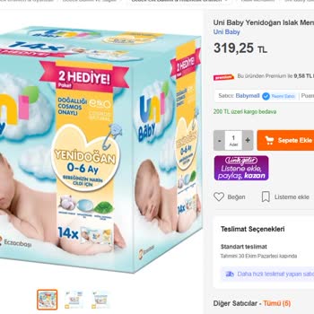 Hepsiburada'da Satış Yapan Ebebek Mağdur Ediyor.