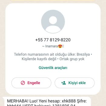 Usdtssg.com Yeni Hesap Oluşturuldu