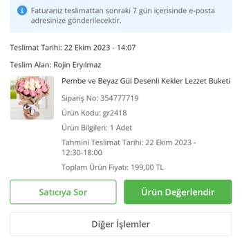 Çiçek Sepeti Hatasını Kabul Etmiyor