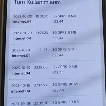Türk Telekom'dan Rızam Dışı Yapılan İşlemler