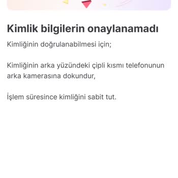 Hepsipay NFC Özelliğiyle Kimliğimi Doğrulamıyor.