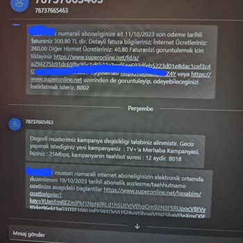 Superonline Adınıza İşlem Yapıyor Dikkat!