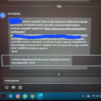 Superonline Adınıza İşlem Yapıyor Dikkat!