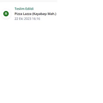 PizzaLazza Kötü Pizza Teslimi