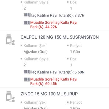 Türk Eczacılar Birliği Nöbetçi Eczanede İlaç Ücreti Farkı