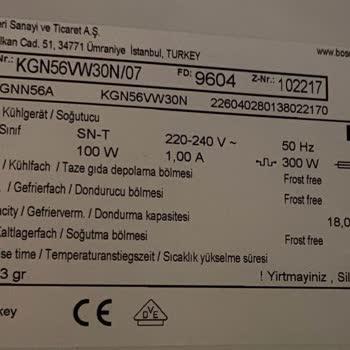 Bosch Buzdolabında Her Sene Servis Çağrılır Mı?