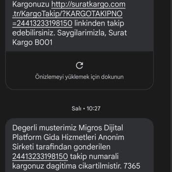 Sürat Kargo Siparişleri Teslim Etmiyor