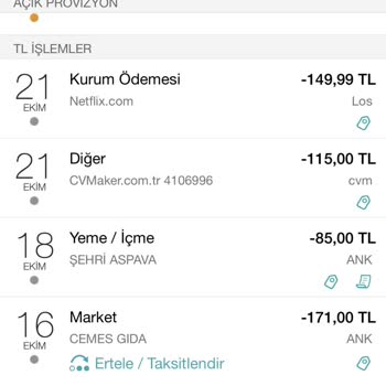 CV Marker 2 Aydır İzinsiz Kredi Kartımdan Para Çekiyor