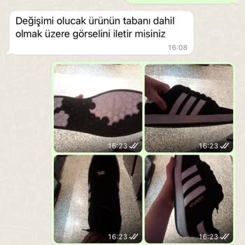 She Love Ayakkabı Adidas Campus Modeli Ayakkabı Siparişiyle İlgili Sorun