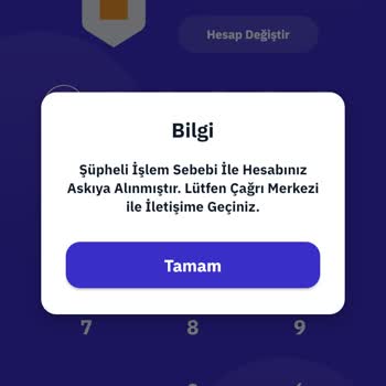 MoneyPay Hesabı Askıya Alınma