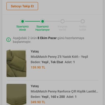 Yataş Marka Ürününün Teslimat Gecikmesi