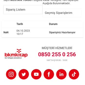 Bkmkitap Sipariş Bir Türlü Hazırlanmadı