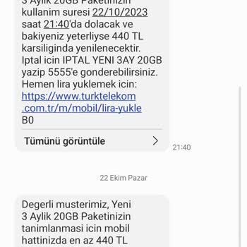 Türk Telekom'un Sürekli Tarife Fiyatını Güncellemesi