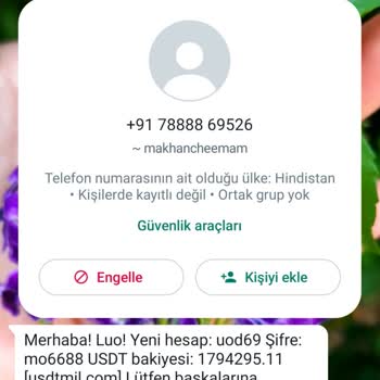 Usdtsto.com Bilgim Olmayan Bir Durum.