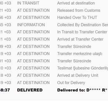 We World Express Ürün Teslim Edilmedi Teslim Edildi Gösteriyor Takip Sisteminde