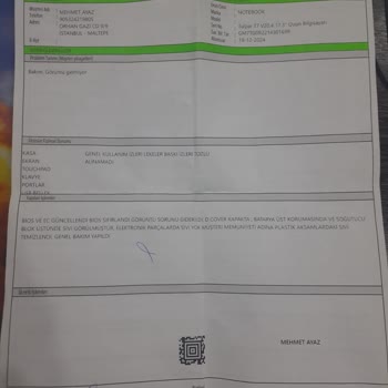 Monster Notebook Ekrana Görüntü Gelmiyor. 10 Ayda 4 Kez Aynı Arıza.