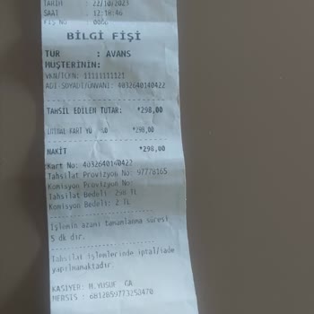 İninal Kart Para Yükledim Ve Hesabıma Gelmedi