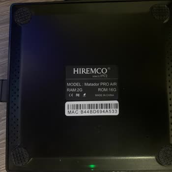 Hiremco TV Box 2. El Ve Bozuk