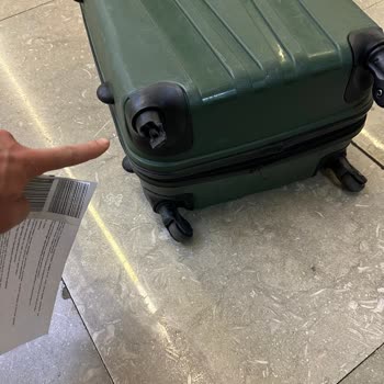 Konya Havalimanı Valiz Kasıtlı Hasarı