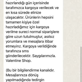 Sevgilimehediyem.com 18 Ekim Tarihli Siparişim Hakkında Şikayet