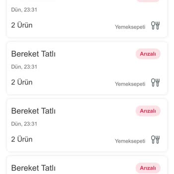 Yemeksepeti Para İadesi İstiyorum