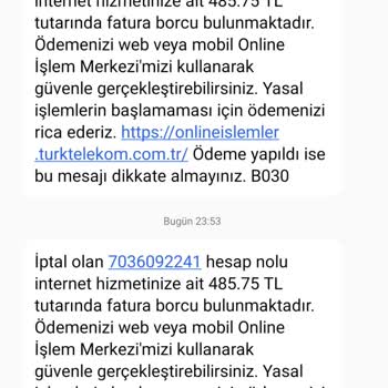 Türk Telekom Yüksek Fatura Mağduru