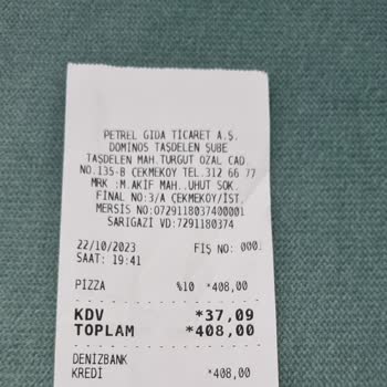 Domino's Pizza Müşteri Mağduriyeti, Çalışan Elemanın Yalan Söyleyişi