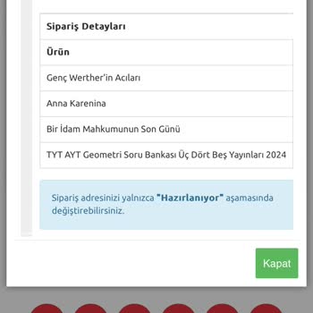 BKM Kitap Sipariş İptal Edemiyorum