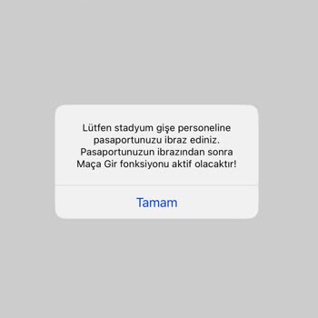 Passolig Aldım Ama Aktif Edemiyorum