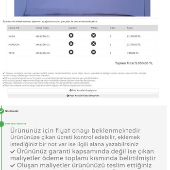 Saat & Saat 3 Aylık MK Saatte Kordon Kararması Ve Garanti Kapsamına Alınmaması