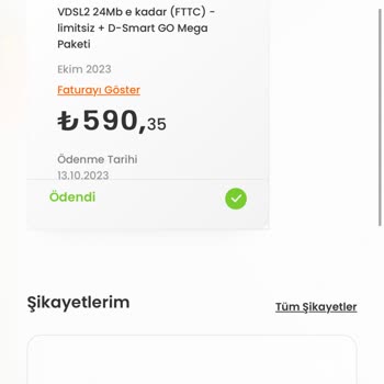 D-Smart Yanlış Bilgilendirme Ve Habersiz 3 Ayrı Abonelik Yapılmış Olması
