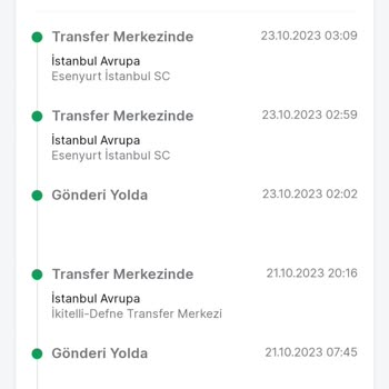 Trendyol Express Gelemeyen Kargo