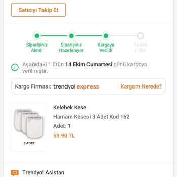 Trendyol Kargom 10 Gündür Gelmiyor.