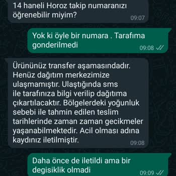 Horoz Lojistik Kargo Teslim Belirsizliği