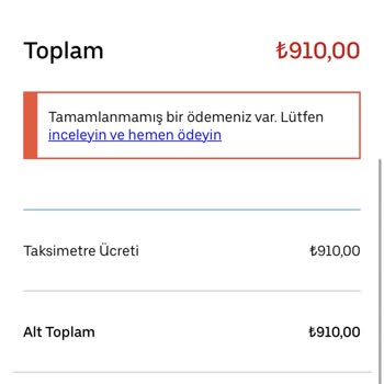 Uber Fazla Para Çekimi