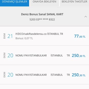 İBB - İstanbul Büyükşehir Belediyesi Deniz Taksi Oluşturulamayan Rezervasyonların Parasını Kartımdan Çekmiş