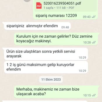 Arya Gross Adlı Sitenin Ürünümüzü Göndermemesi