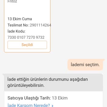 Trendyol Para İadesi İn Yapılmaması