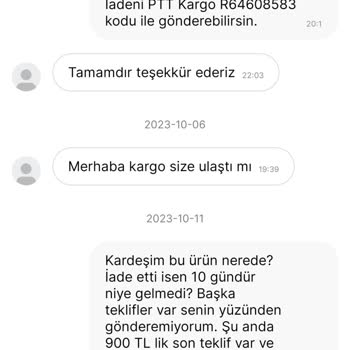 Gardrops Ödenmemiş Ürün Bedeli