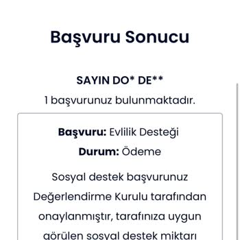 İBB - İstanbul Büyükşehir Belediyesi Evlilik Destek Paketi Başvurusuyla İlgili Sorun