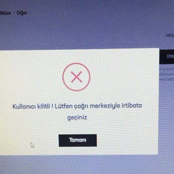Passolig Kullanıcı Kilitli Hatası