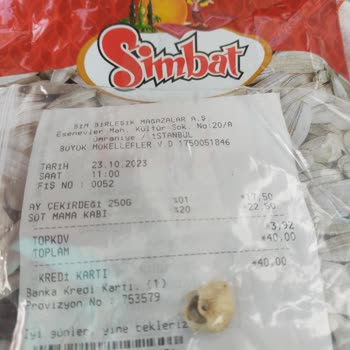 BİM Çekirdeğinden Sümüklü Böcek Çıkması