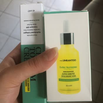 Mrs. Umrantoo Yüz Temizleme Jeli Ve Leke Serumu Alımı Sonrası Sivilce Problemi