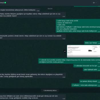 Derimod Kargo İade Kodu Hatası - İade Yapamıyorum - Kod Vermiyorlar