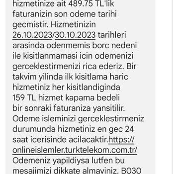 Türk Telekom İnternet Hizmeti Alamıyorum