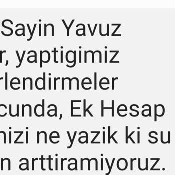 QNB Finansbank Ek Hesap Limitimi Artırmıyor. .