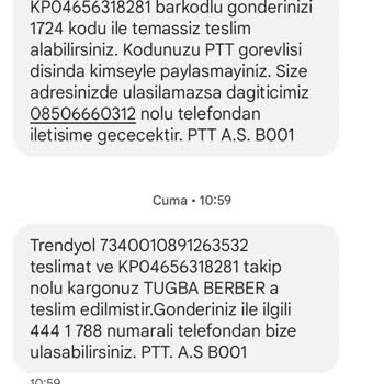PTT Kargo Kargom Elime Ulaşmadığı Halde İletildi Olarak Görüntüleniyor