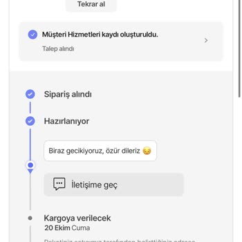Yataş Uyku Seti 20 Gündür Kargoya Verilmedi