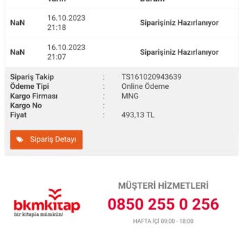 Bkmkitap BKM Kitaptan Sipariş Problemi